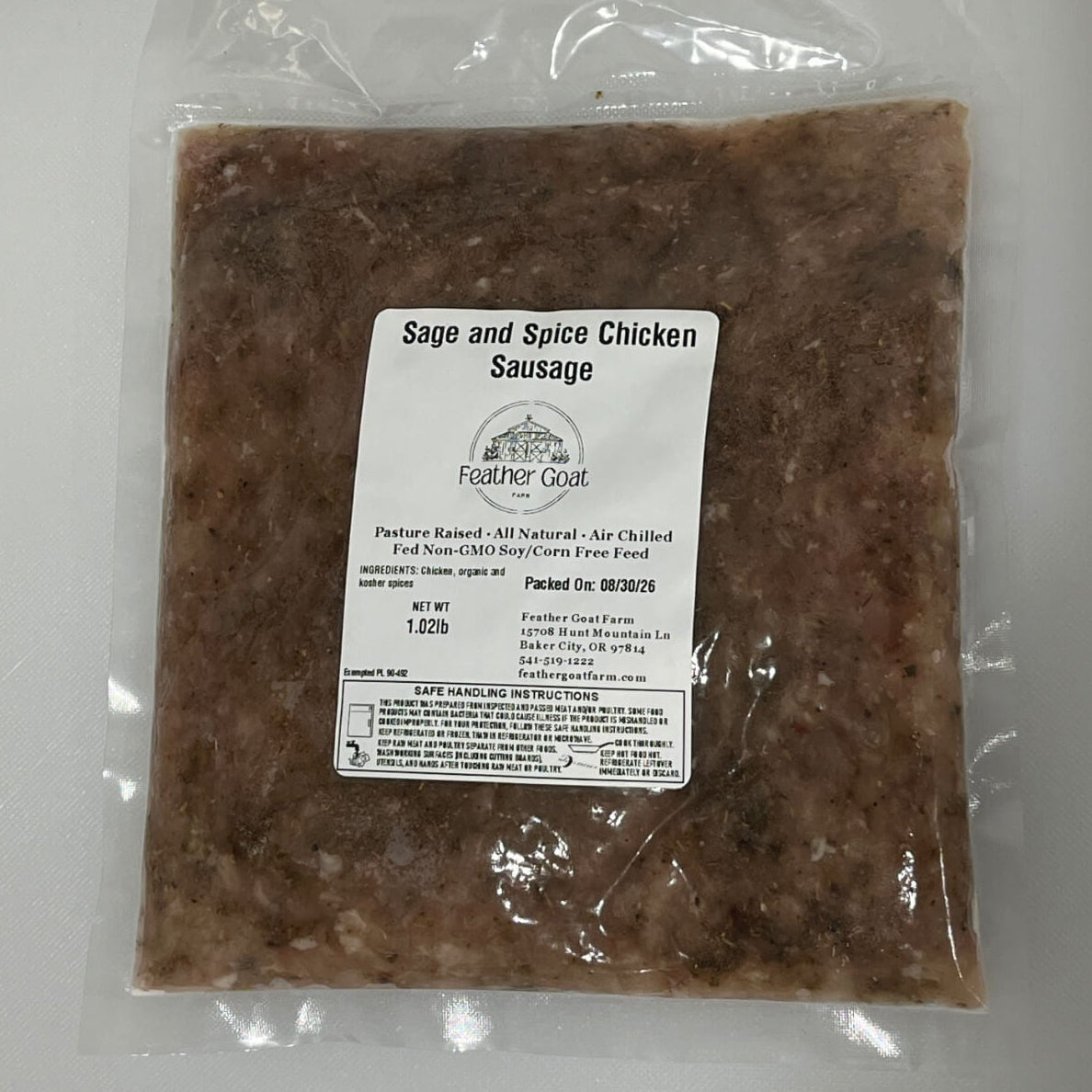 Sage and Spice Chicken Sausage